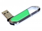 USB 2.0- флешка на 16 Гб в виде карабина, зеленый/серебристый - 1