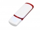 USB 2.0- флешка на 32 Гб с цветными вставками, белый/красный - 2