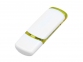 USB 2.0- флешка на 64 Гб с цветными вставками, белый/желтый - 2