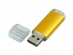 USB 2.0- флешка на 32 Гб с прозрачным колпачком, золотистый - 1
