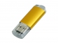 USB 2.0- флешка на 32 Гб с прозрачным колпачком, золотистый - 2