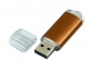 USB 2.0- флешка на 32 Гб с прозрачным колпачком, коричневый - 1