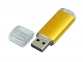 USB 2.0- флешка на 64 Гб с прозрачным колпачком, золотистый - 1