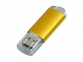 USB 2.0- флешка на 64 Гб с прозрачным колпачком, золотистый - 2