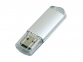USB 2.0- флешка на 64 Гб с прозрачным колпачком, серебристый - 2