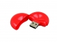 USB 2.0- флешка промо на 32 Гб круглой формы, красный - 1