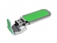 USB 2.0- флешка на 64 Гб с массивным классическим корпусом, зеленый/серебристый - 1