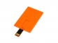 USB 2.0- флешка на 32 Гб в виде пластиковой карты, красный - 1