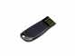 USB 2.0- флешка на 32 Гб компактная с мини чипом и овальным отверстием, антрацит - 2