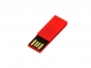 USB 2.0- флешка промо на 32 Гб в виде скрепки, красный - 2