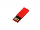 USB 2.0- флешка промо на 64 Гб в виде скрепки, красный - 2