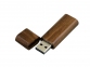 USB 2.0- флешка на 64 Гб эргономичной прямоугольной формы с округленными краями, коричневый - 1