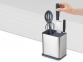 Органайзер для кухонной утвари и ножей «Surface», черный, серебристый, АБС пластик, нержавеющая сталь, термопластичная резина - 5