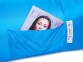 Надувной диван «Биван 2.0», голубой, высококачественный полиэстер - 4