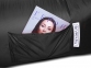 Надувной диван «Биван 2.0», черный, высококачественный полиэстер - 4