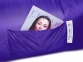 Надувной диван «Биван 2.0», фиолетовый, высококачественный полиэстер - 4