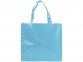 Ламинированная сумка для покупок, синий, ламинированный нетканый полипропилен - 1