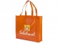Ламинированная сумка для покупок, оранжевый, ламинированный нетканый полипропилен - 2