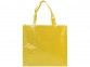 Ламинированная сумка для покупок, желтый, ламинированный нетканый полипропилен - 1