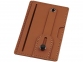 Бумажник для телефона с защитой RFID, коричневый, ПУ кожа - 4