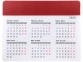 Коврик для мыши «Chart» с календарем, красный, ПП пластик/бумага - 1