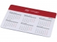 Коврик для мыши «Chart» с календарем, красный, ПП пластик/бумага - 3