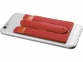 Набор: наушники, бумажник для телефона, красный, силикон - 2