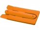 Набор: наушники, бумажник для телефона, оранжевый, силикон - 3
