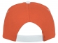 Бейсболка «Nestor», оранжевый/белый, хлопок - 2