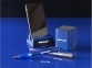 Светодиодная колонка «Beam» с функцией Bluetooth®, ярко-синий, АБС пластик - 4