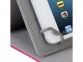 Чехол универсальный для планшета 8", розовый, полиуретан, вельвет - 6