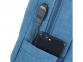Рюкзак для ноутбука 17.3", синий, полиэстер - 10