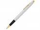 Ручка-роллер «Classic Century», Cross, корпус - латунь с полированным хромом. Детали дизайна - позолота - 1