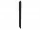 Ручка пластиковая шариковая Pigra  P03 «софт-тач», черный/белый, пластик - 2