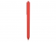 Ручка пластиковая шариковая Pigra  P03 «софт-тач», красный/белый, пластик - 2