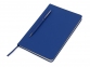 Блокнот А5 «Magnet» soft-touch с магнитным держателем для ручки, синий, полиуретан - 1