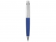 Ручка металлическая шариковая «Антей», синий/серебристый, искусственная кожа/металл - 1