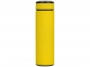 Термос «Confident» с покрытием soft-touch, желтый/черный/серебристый, нержавеющая cталь - 2