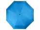 Зонт складной «Columbus», голубой, купол- полиэстер, каркас-сталь, спицы- сталь, ручка- пластик - 4