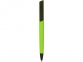 Ручка пластиковая soft-touch шариковая «Taper», зеленое яблоко/черный, пластик с покрытием soft-touch - 1