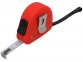 Рулетка «Meter» софт-тач, 3м, красный, пластик с покрытием soft-touch - 1