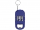Брелок-открывалка с отвертками и фонариком «Uni» софт-тач, синий, пластик с покрытием soft-touch/металл - 3