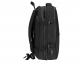 Водостойкий рюкзак-трансформер «Convert» с отделением для ноутбука 15", черный, полиэстер - 8