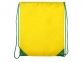 Рюкзак- мешок «Clobber», желтый/зеленый, полиэстер - 1