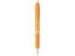 Шариковая ручка с резиновой накладкой Turbo, оранжевый - 1