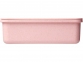 Ланч-бокс «Bamberg», розовый, бамбуковое волокно - 50% / ПП-пластик - 50% - 1