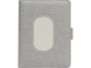 Органайзер с беспроводной зарядкой «Powernote», 5000 mAh, светло-серый, полиуретан, полиэстер - 9