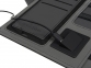 Органайзер с беспроводной зарядкой «Powernote», 5000 mAh, светло-серый, полиуретан, полиэстер - 5