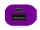 Портативное зарядное устройство «Basis», 2000 mAh, белый/фиолетовый, пластик - 2