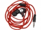 Набор «In motion» с наушниками и зарядным кабелем 3 в 1, красный, пластик/металл/полиэстер - 1